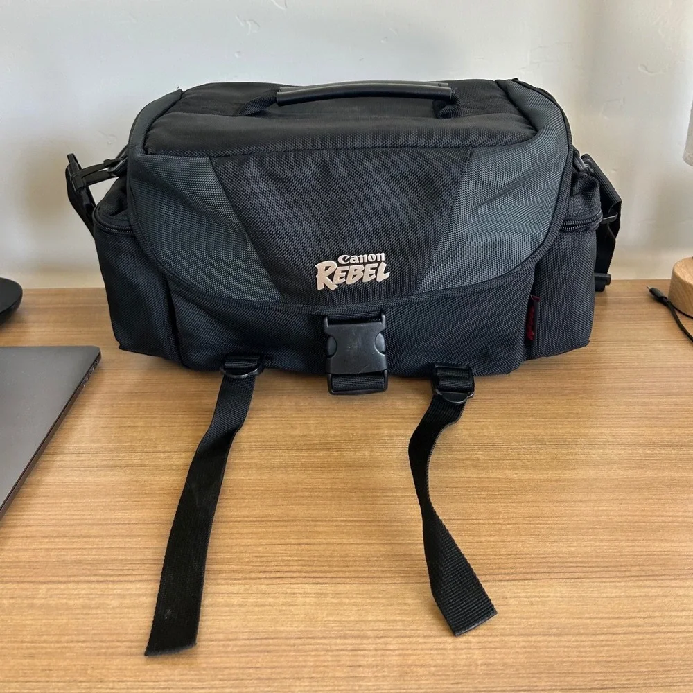 Canon EOS Utility Tech Camera Bag‎ Black Gray DSLR Gadget Case Normcore